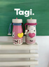 Tagi.《哈哈》怦怦愛心機(jī)靈小狗大容量保溫杯便攜手提316吸管杯 散步哈哈 620ml 曬單實(shí)拍圖