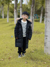 巴拉巴拉balaOne童裝兒童羽絨服男女童2025冬季加厚保暖長款外套寶寶上衣 黑色90001-灰鴨絨 130 （充絨量181g） 曬單實(shí)拍圖