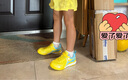 李寧（LI-NING）兒童乒乓球鞋麒麟3.0童鞋專業(yè)訓練防滑羽毛球鞋運動鞋男女 32  曬單實拍圖