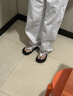 九寸陽光海島假日厚底人字拖韓版休閑百搭夾腳拖鞋2025夏季新款外穿涼拖 厚底銀色夾腳人字拖 37 曬單實拍圖