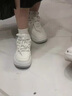 回力厚底小白鞋女2025新款春秋韓版百搭情侶鞋子潮休閑復(fù)古板鞋女 白色 37 曬單實(shí)拍圖