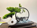 創(chuàng  )意迎客松擺件流沙畫(huà)沙漏新中式客廳玄關(guān)裝飾辦公室領(lǐng)導禪意 崇山峻嶺 大號【配白沙】【水墨 曬單實(shí)拍圖