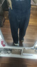 唐獅（TonLion）2025女休閑直筒牛仔褲寬松休閑 藏藍(lán) 29  曬單實(shí)拍圖