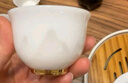 蘇氏陶瓷（SUSHI CERAMICS）冰種玉瓷淡墨秋山仰鐘茶杯主人杯 J1213 曬單實(shí)拍圖