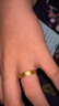 中國黃金（CHINA GOLD）黃金戒指男女款足金古法寬面戒指素圈指環(huán)婦女節禮物生日送男女友 足金戒指【19號】 約1.6g（寬版） 曬單實(shí)拍圖