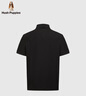 Hush Puppies【舒適透氣】暇步士男裝2025夏季簡約基礎(chǔ)款多色短袖polo衫 曜石黑 L 曬單實(shí)拍圖