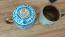 兮元記青花汝窯泡茶杯陶瓷茶水分離杯送老師教師節(jié)實用生日禮物伴手禮品 繁花天福辦公杯-不含底碟-簡裝 曬單實拍圖