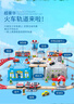 Hape兒童木質(zhì)軌道玩具 世界大冒險小鎮運輸交運樞紐火車(chē)軌道61兒童節 小鎮運輸+大冒險軌道組合 曬單實(shí)拍圖