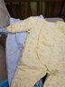 寶然 新生兒衣服連體衣秋冬裝棉衣棉服寶寶薄棉早產(chǎn)兒衣服保暖哈衣爬服9038 藍色 59cm 曬單實(shí)拍圖