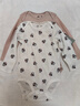 H&M【迪士尼系列】童裝女嬰連身衣2件裝秋季薄款嬰兒爬服1213613 淺灰粉色/米妮老鼠 90cm 90/48 曬單實拍圖