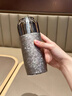 KOKUUN日本品牌高顏值純鈦保溫杯男女士便攜磁吸蓋全鈦杯子燜茶鈦杯套裝 冰花銀套裝 330ml 曬單實(shí)拍圖