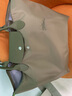瓏驤（LONGCHAMP）新品 女士大號長柄可折疊手提單肩餃子包托特包購物袋女包 1899 919 M04 洋薊綠 曬單實拍圖