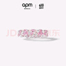 APM Monaco玫瑰水滴戒指50碼麥穗對戒925銀時尚飾品七夕情人節(jié)禮物送女友 曬單實拍圖
