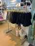 達宏服裝店展示架落地式不銹鋼簡約陳列架女裝中島貨架童裝掛衣架 亮光炮腿不銹鋼1米長1.5米高 曬單實拍圖