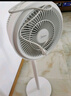 美的（Midea）【暴風循環(huán)】空氣循環(huán)扇大風量搖頭電風扇家用臺式落地扇輕音臥室節(jié)能小風扇柔風輕羽扇 FGA24TQ 曬單實拍圖
