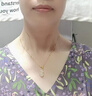 京鑒新疆和田玉吊墜金鑲玉白玉葫蘆如意媽媽玉石玉墜掛件圣誕禮物 吊墜 曬單實拍圖