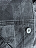 森馬（Semir）森柔牛仔|夾克男復(fù)古牛仔外套春季時(shí)尚繡花工裝寬松翻領(lǐng)上衣 牛仔水洗黑98201 XL 曬單實(shí)拍圖