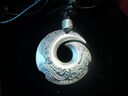央創(chuàng)時(shí)尚【中國(guó)黃金】男士項(xiàng)鏈吊墜生日七夕情人節(jié)禮物男生老公男友足銀 曬單實(shí)拍圖
