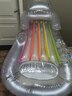 INTEX 58802充氣扶手靠背浮排水上休閑沖浪浮排兒童玩具 藍銀隨機發(fā) 曬單實拍圖