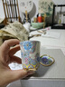 簡(jiǎn)先生甄選掐絲銀琺瑯彩功夫茶具茶杯品茗杯主人杯聞香杯茶盞 掐絲銀琺瑯彩(繁花)丨聞香杯 200mL以下 曬單實(shí)拍圖