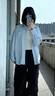 小野和子寬松防曬衣襯衫女春夏季防紫外線戶外運動冰絲防曬服 曬單實拍圖