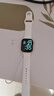 Apple/蘋果 Watch Series 10 智能手表GPS款42毫米玫瑰金色鋁金屬表殼淡桃粉色運動型表帶M/L MX1V3CH/B 曬單實拍圖