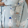 嫚熙（EMXEE）孕婦睡衣產(chǎn)后哺乳春秋季款月子服棉質(zhì)家居服套裝 嫚熙大鵝-兩件套（不帶哺乳口） M【適合90-115斤】 曬單實(shí)拍圖