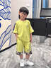 Dudant國(guó)際品牌男童短袖t恤夏裝套裝2025新款衣服寶寶上衣男孩休閑時(shí)髦 秋款綠色長(zhǎng)袖 120 cm 曬單實(shí)拍圖
