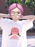 FOX.G純棉短袖t恤女新款2025白色打底衫夏季女裝衣服半袖純欲正肩上衣 可愛女孩100%純棉白色t恤 L 【建議120-135斤】 曬單實拍圖