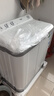 海爾（Haier）10公斤大容量半自動雙缸洗衣機 家用雙品質(zhì)電機 超凈洗洗脫分離以舊換新家電國家補貼 XPB100-729S 曬單實拍圖