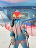 瑞萊奧滑雪手套男女冬季觸屏加絨保暖手套騎行電動車防風(fēng)防寒防凍棉手套 女士對勾-米色 均碼 曬單實(shí)拍圖