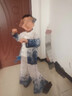 洽函漢服兒童演出服中國風(fēng)春秋夏套裝女童國學(xué)詩(shī)歌朗誦男童唐裝表演服 男童套裝長(cháng)袖 130 cm 曬單實(shí)拍圖