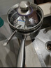 BOLIREN/鉑力人奶鍋18/10L不銹鋼鍋家用防溢鍋帶蒸籠直徑廚房適用 16cm 【奶鍋口徑內(nèi)徑】適合2 曬單實(shí)拍圖
