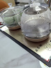 益茶福全自動上水電熱水壺底部上水嵌入式茶臺功夫茶燒水壺飲水燒水一體機抽水玻璃煮茶壺保溫泡茶壺 SQ-008金色玻璃套裝 1L 曬單實拍圖