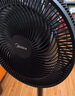 美的（Midea）【超級(jí)單品】七葉輕音立式電風(fēng)扇家用柔風(fēng)落地扇臺(tái)式桌面小型風(fēng)扇大風(fēng)量節(jié)能搖頭宿舍電扇 SAF30AB 曬單實(shí)拍圖