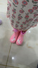 SooGree兒童束口雨靴下雨防水防滑雨鞋小學(xué)生上學(xué)水鞋幼兒園耐磨雨鞋套 粉色 220mm 34-35碼 曬單實(shí)拍圖