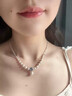 伊燦碎銀藍(lán)色寶石仿珍珠項(xiàng)鏈女輕奢氣質(zhì)高級(jí)感鎖骨鏈2025新款爆款項(xiàng)鏈 碎銀藍(lán)色寶石珍珠項(xiàng)鏈 曬單實(shí)拍圖