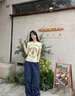 棉致冰絲速干工裝褲子女夏季薄款2025寬松顯瘦垂感束腳防曬運動闊腿褲 藏青色 常規(guī)款 L 106-120斤 曬單實拍圖