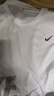 運動(dòng)套裝男夏季薄款t恤短褲休閑運動(dòng)服青少年跑步服速干羽毛球服 白色（單套裝） XL 碼【115-135斤】 曬單實(shí)拍圖