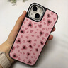 FUNNY RICH愛心粉豹紋適用iPhone16ProMax手機殼蘋果15plus新款磁吸保護套14女款防摔13高級潮流甜酷個性 黑框（磁吸款） iPhone 13 曬單實拍圖