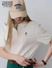 Teenie Weenie小熊女裝夏季簡約學(xué)院風(fēng)短袖休閑時尚POLO衫T恤上衣 乳白色 S (160) 曬單實拍圖