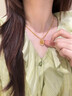 瑞諾黃金玫瑰花園項鏈女999足金新款鎖骨鏈生日七夕情人節(jié)禮物送女友 項鏈禮盒包裝定金 曬單實拍圖