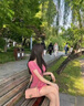 沐霓ins火辣純欲風玫粉色連衣裙2025年新款夏裝女修身高腰包臀性感裙 緊身連衣裙【玫紅色】M碼 曬單實拍圖