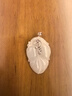 靚翁翁S925銀 吊墜扣頭DIY飾品花紋平安扣搭萬能扣翡翠佛公玉墜夾扣配件 白金色 506 小號 花紋玉扣 曬單實(shí)拍圖