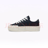 匡威（Converse）官方 悠游All Star男女厚底鞋UU鞋面包鞋黑色A08789C A08789C 37.5 曬單實(shí)拍圖