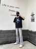 AEMAPE煙灰色微喇牛仔褲男款2025新款夏季vibe直筒褲美式高街彎刀褲子男 7740煙灰色 L 【115-130斤】 曬單實拍圖