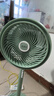 華生（Wahson）電風(fēng)扇/落地扇/電扇立式臺扇/家用商務(wù)風(fēng)扇低噪大風(fēng)量辦公循環(huán)空氣扇 臺地兩用循環(huán)風(fēng)扇WS-XH02B綠色 曬單實拍圖