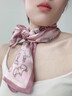 BGUG粉色真絲絲巾女2026新款長(cháng)條百搭桑蠶絲發(fā)帶感送禮小領(lǐng)巾送媽媽 漫思粉色小長(cháng)條 曬單實(shí)拍圖
