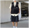 北面（The North Face）Exploring Mesh Vest 純色拉鏈V領(lǐng)無(wú)袖戶(hù)外工裝多口袋馬甲 男款 黑色 M 曬單實(shí)拍圖