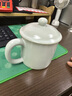 雅瓷汝窯茶杯陶瓷泡茶杯帶蓋辦公杯喝茶喝水茶具禮盒裝冰裂釉養(yǎng)正杯 汝窯養(yǎng)正杯 曬單實(shí)拍圖